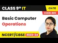 Basic Computer Operations - Operating System Class 9 Information Technology Chapter 10 2022-23