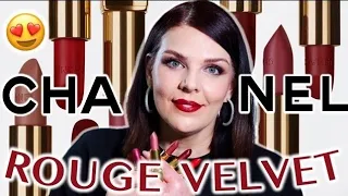 Chanel Rouge Allure Velvet 8 New Shades Lip Swatches Review