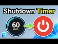 How To Set Timer To Shutdown Step By Step