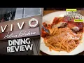 Eating at VIVO Italian Kitchen 2022 Universal CityWalk Dining Review