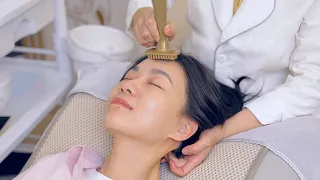 ASMR Sleepy Guasha Scalp Massage | Satisfying Scalp Scratching Sounds