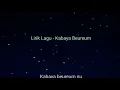 Download Lagu Lirik lagu - kabaya beureum