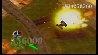 Blast Corps Shuttle Gully Gameplay N64 