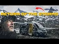 Download Lagu STORM OUTSIDE - COZY INSIDE! Van Life Camping in Heavy Rain \u0026 Rainstorm. 5 Day Epic Trail Adventure