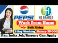 Pepsi Work From Home Job Pepsi Recruitment 2022 HS Brands Hiring Online Job At Home Remote Job