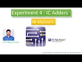 STLD lab 4 IC adders 74283 using Multisim