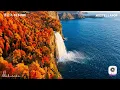 Ciel d'automne et cascade  Top 10 Pop Rétro 🍁 Dès le premier titre | 7080 Old Pop · Autumn Playlist