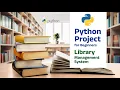 Library Management System Python Project for Beginners Python Code With Shahul