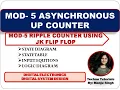 U3L5 6 MOD-5 Asynchronous Counter Mod 5 Ripple counter using JK Flip flop MODulo-5 counter