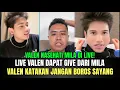 Lagu Live Valen Dapat Give Dari Mila, Valen Katakan Jangan Boros Ya Sayang!