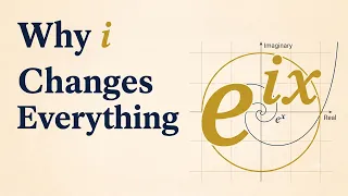 Why e ix Rotates Instead of Growing Visual Intuition