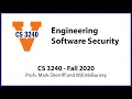 Engineering Software Security