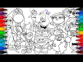 Inside Out 2 Coloring Pages How To Color BingBong Sadness Joy Disgust Anger Embarrassment Envy