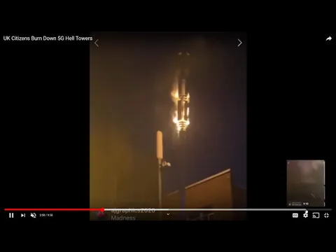British 5G Towers Being Set On Fire Due to Coronavirus Conspiracy