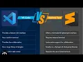 Vs Code Sublime Text Visual Code Studio Coding Environment for Beginners Developer