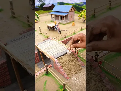 diy mini underground bridge construction science project @Small_Creator01