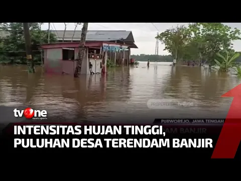 Diguyur Hujan Deras, Ratusan Rumah di Purworwjo Terendam Banjir