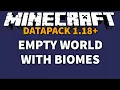 Empty World With Biomes - Datapack Worldgen