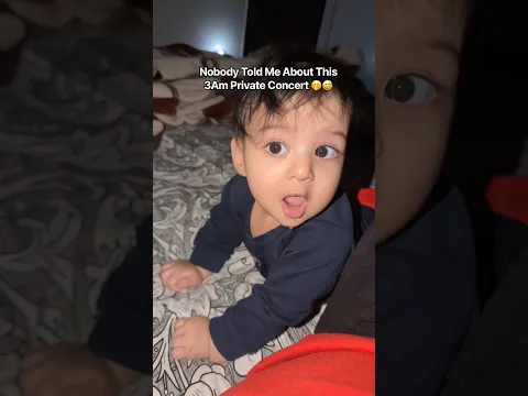 3AM Private Concert 😂❤️ #newparents #newbornbaby #babyboy #cutebaby #parentslife #relatable