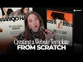 Watch Me Design a Website Template to Sell From Scratch