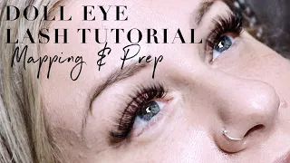 Lash Tutorial For Doll Eyes Mapping Prep
