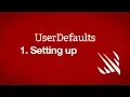 Setting up - UserDefaults part 1