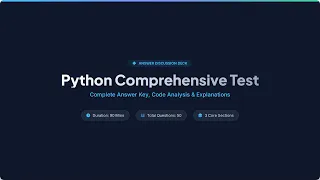 Python Test 2 Answers