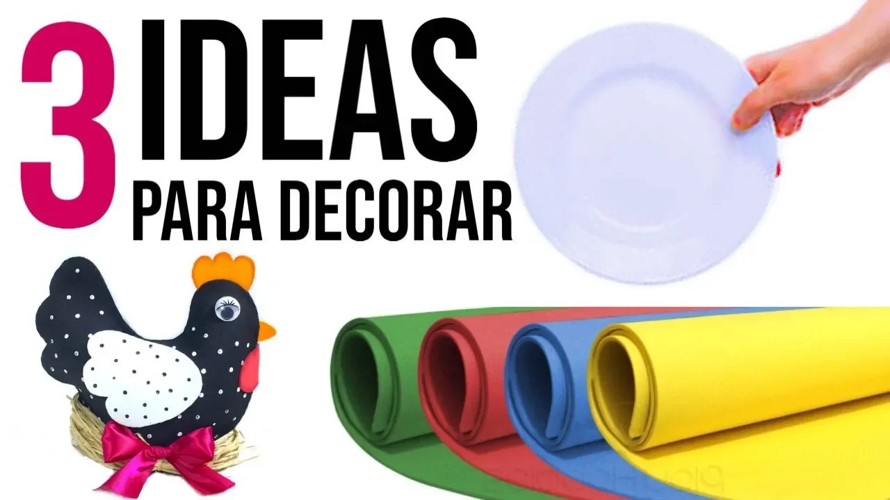 DIYs - Ideas increíbles con GOMA EVA para decorar tu Hogar