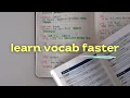 Stop forgetting new words How to remember vocabulary in ANY language