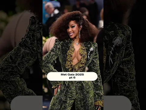 MET GALA 2025 💚 #metgala2025 #cardib #mileycyruslyrics #damsonidris #laura #fashion #dojacat #fyp