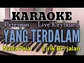 Karaoke YANG TERDALAM Peterpan || Noah|| Nada Pria