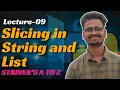 L09 Slicing in Python Striver s A to Z Sheet using Python Saurabh Mishra