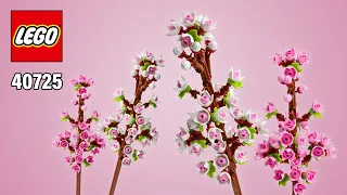 LEGO® Cherry Blossoms (40725)[430 pcs] Step-by-Step Building Instructions @TopBrickBuilder