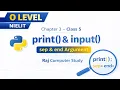 Python Class 5 print input Explained in Hindi sep end Argument O Level NIELIT