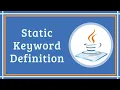 Static Keyword - Core Java Course