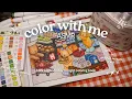 ASMR color with me Bobbie Goods Day to Night coloring Running Errands using BG x Ohuhu markers