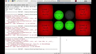 Heating Security Control Part 14 - Raspberry Pi coding python tkinter gui