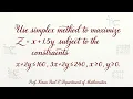 Optimization Technique - Simplex Method Linear Programming Paul Academy