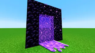 realistic liquid nether portal