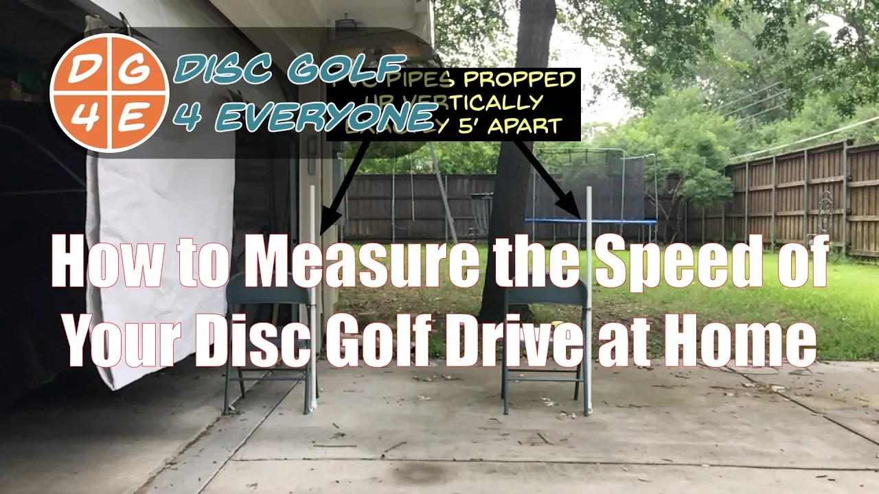 Measuring the Speed of Your Disc Golf Drive At Home