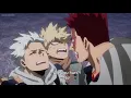 Endeavour hugs Bakugo and Natsuo My hero academia season 5 episode 18