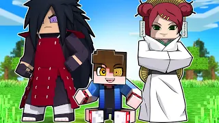 O FILHO de MADARA UCHIHA e MITO UZUMAKI no NARUTO Minecraft