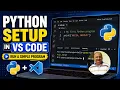 How to Setup Python for VSCode and Run a Simple Python Program