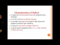 Embedded System Design Paper-1 Chapter-3 Programming Using Python