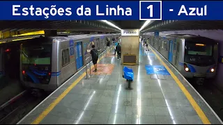 [1110] Metrô SP / As estações da Linha 1 - Azul