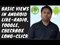 Android Studio Tutorial-23 Basic Views Radio Button On Long Click Listener