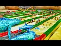 Download Lagu HYDRO DINOS VS ARK'S DEADLIEST OCEAN TITANS!🌊💀 (EPIC DEATHRUN SHOWDOWN)