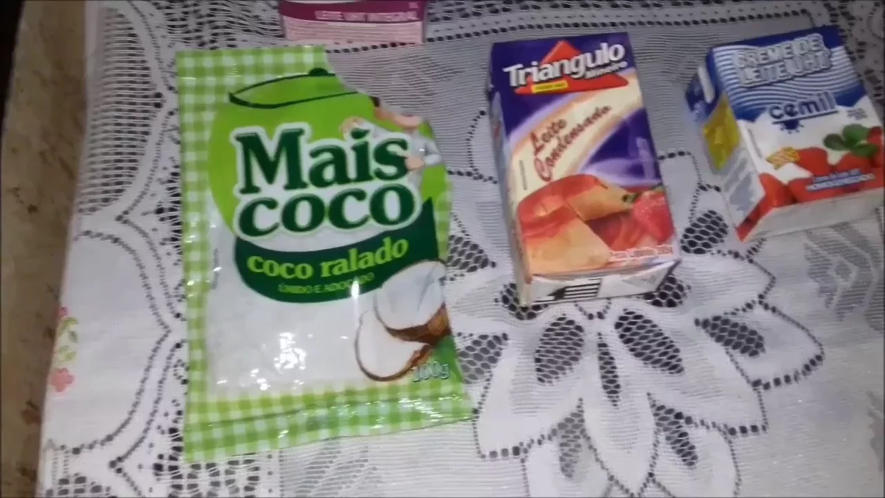 RECHEIO DE COCO PARA BOLOS
