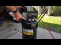 Harbor Freight 21 Gallon 2 5hp 125psi air compressor
