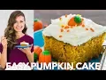 Easy Pumpkin Cake Recipe With Cream Cheese Frosting